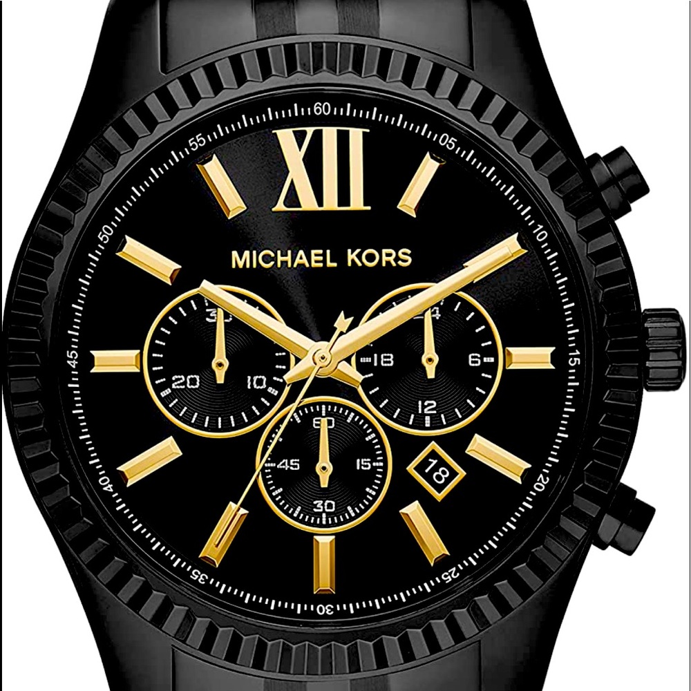Michael Kors Lexington Chronograph Stainless Steel Watch